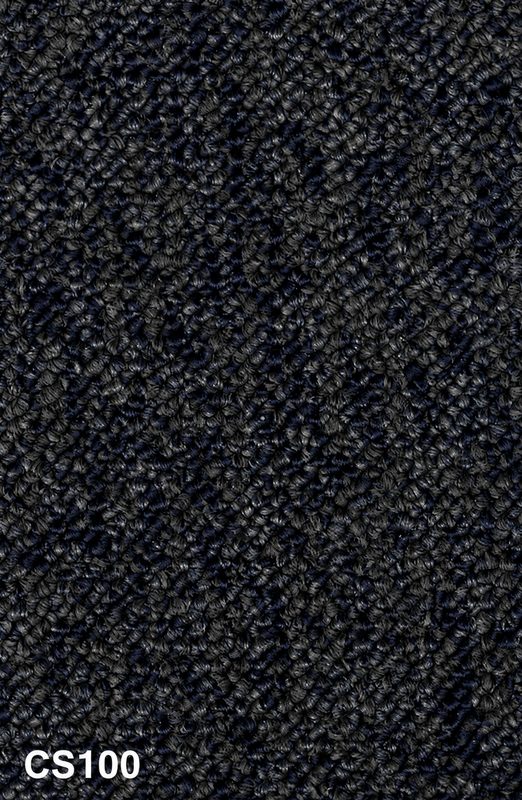 Carpet sample CS100 — Charcoal & Black