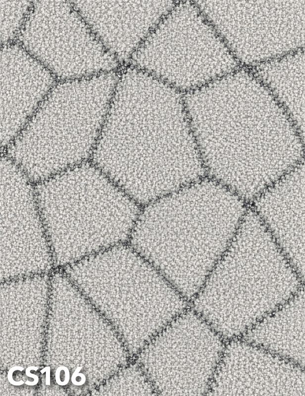 Carpet sample CS106 — Grey & Silver