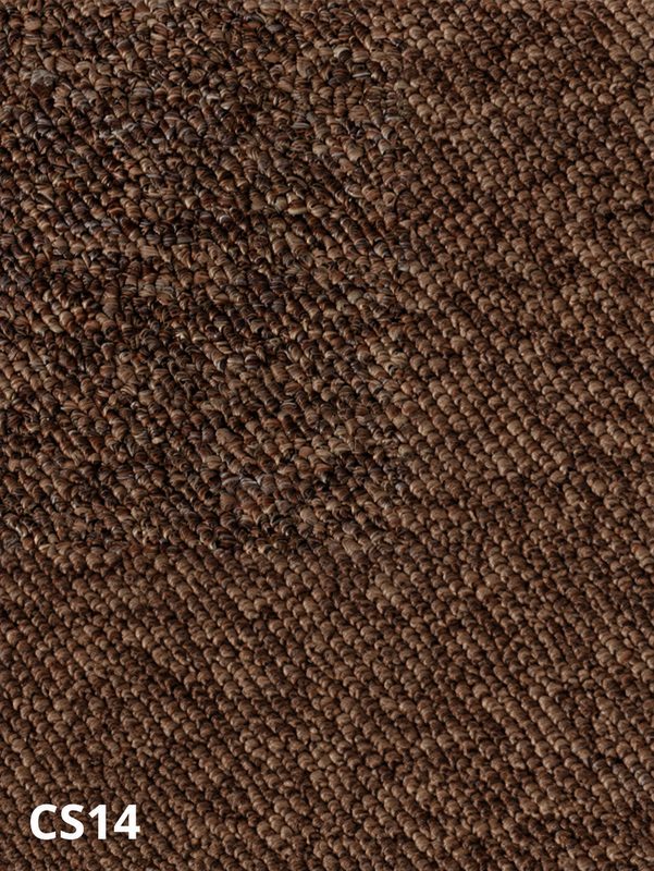 Carpet sample CS14 — Tan & Brown