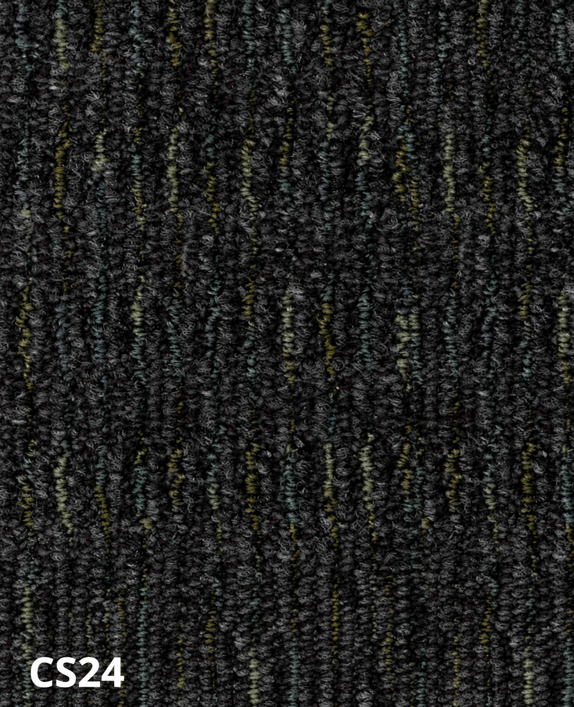 Carpet sample CS24 — Charcoal & Black