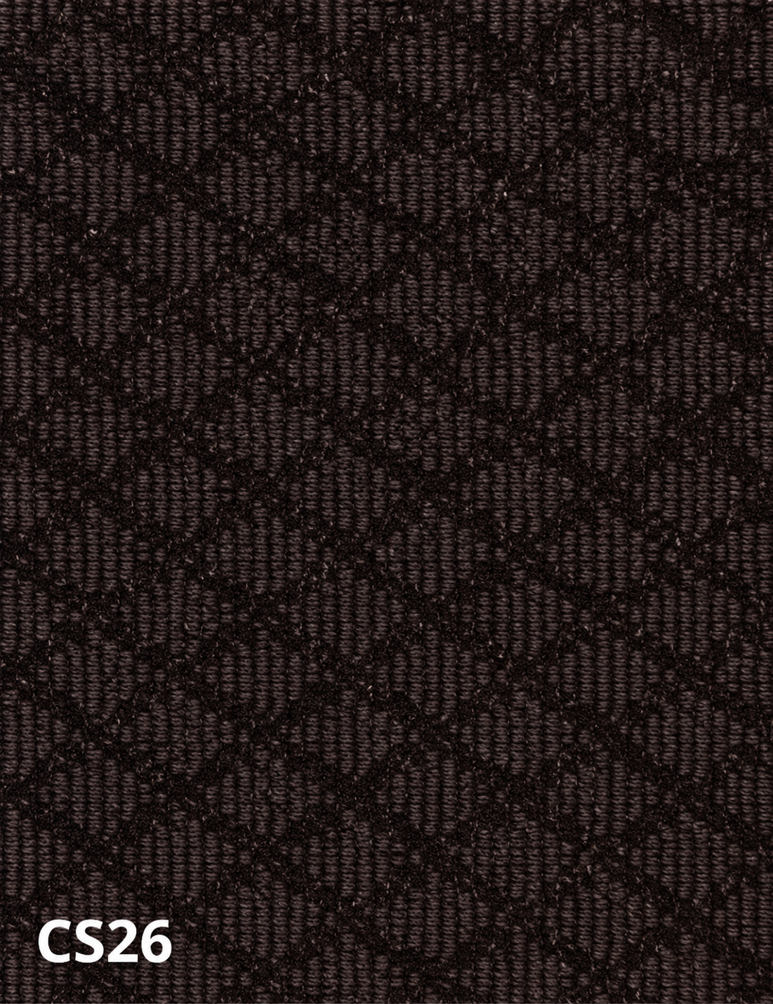 Carpet sample CS26 — Charcoal & Black