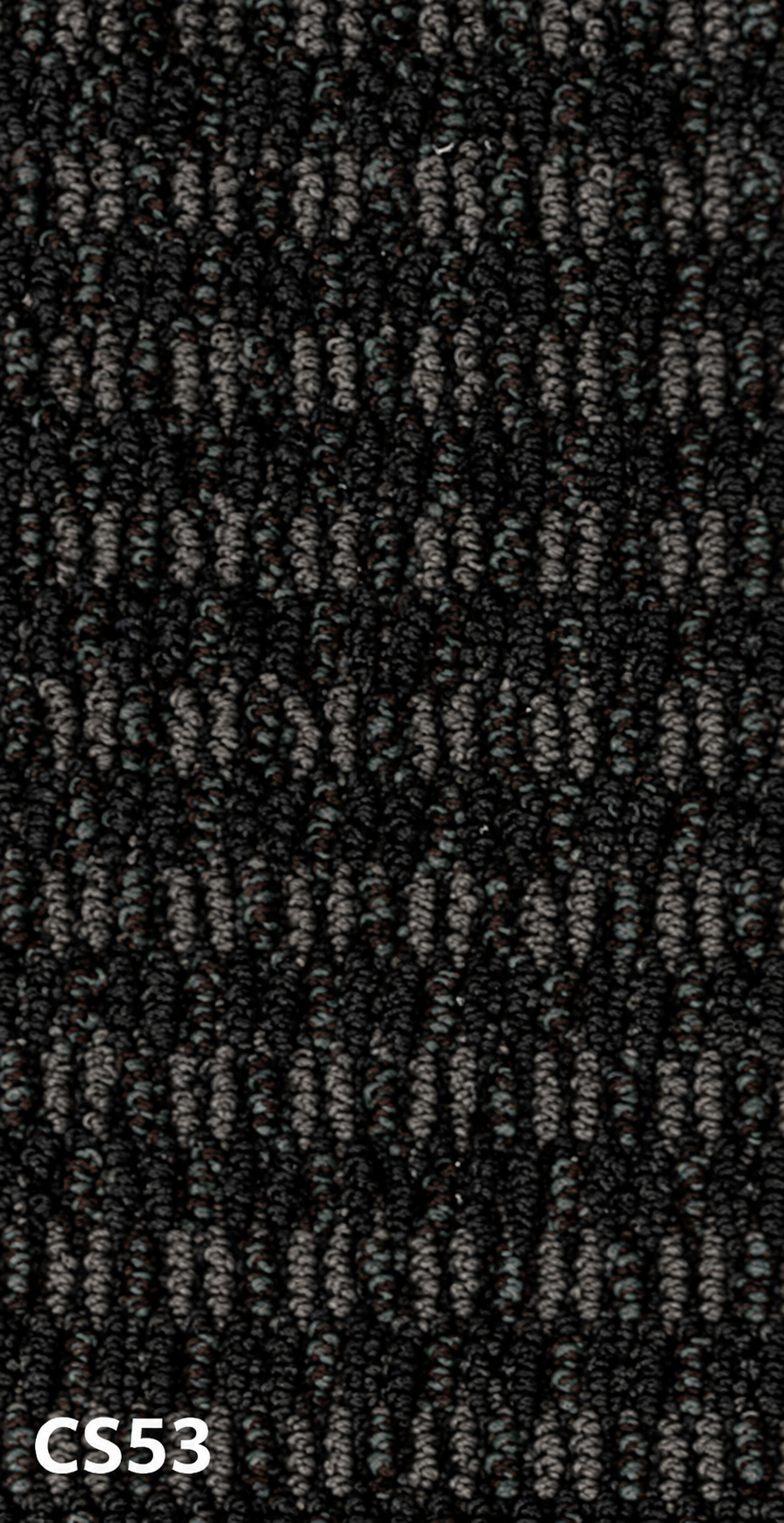 Carpet sample CS53 — Charcoal & Black