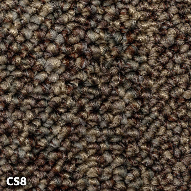 Carpet sample CS8 — Tan & Brown