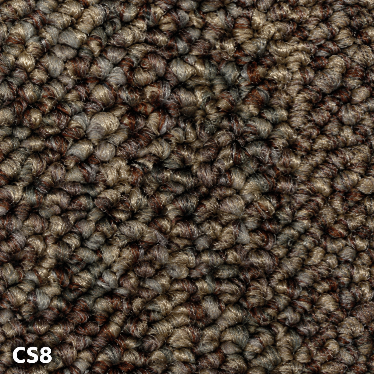 Carpet sample CS8 — Tan & Brown