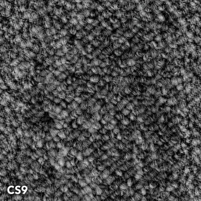 Carpet sample CS9 — Charcoal & Black