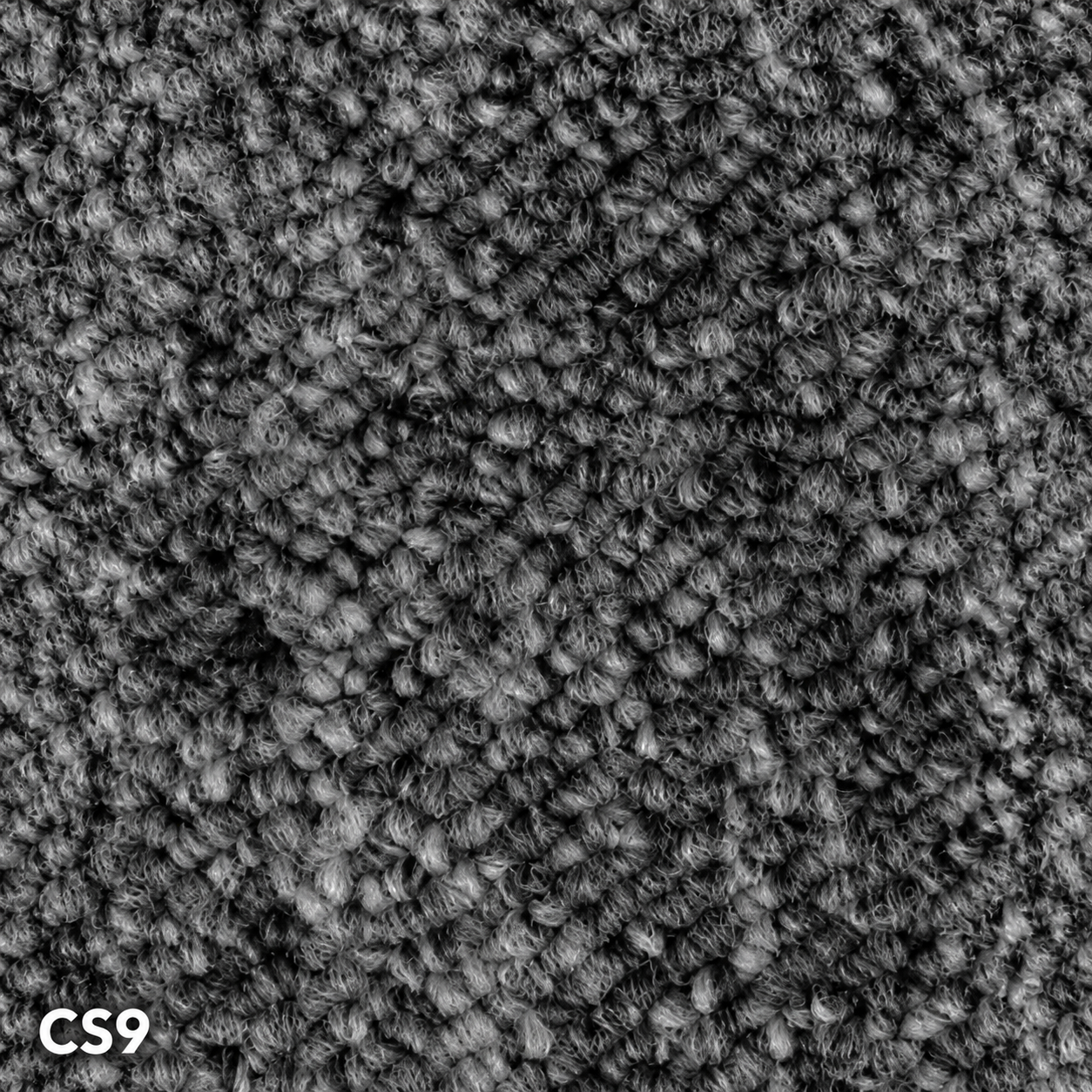 Carpet sample CS9 — Charcoal & Black